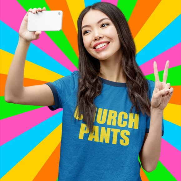 Church Pants Penny Tee - Picture 1 of 1